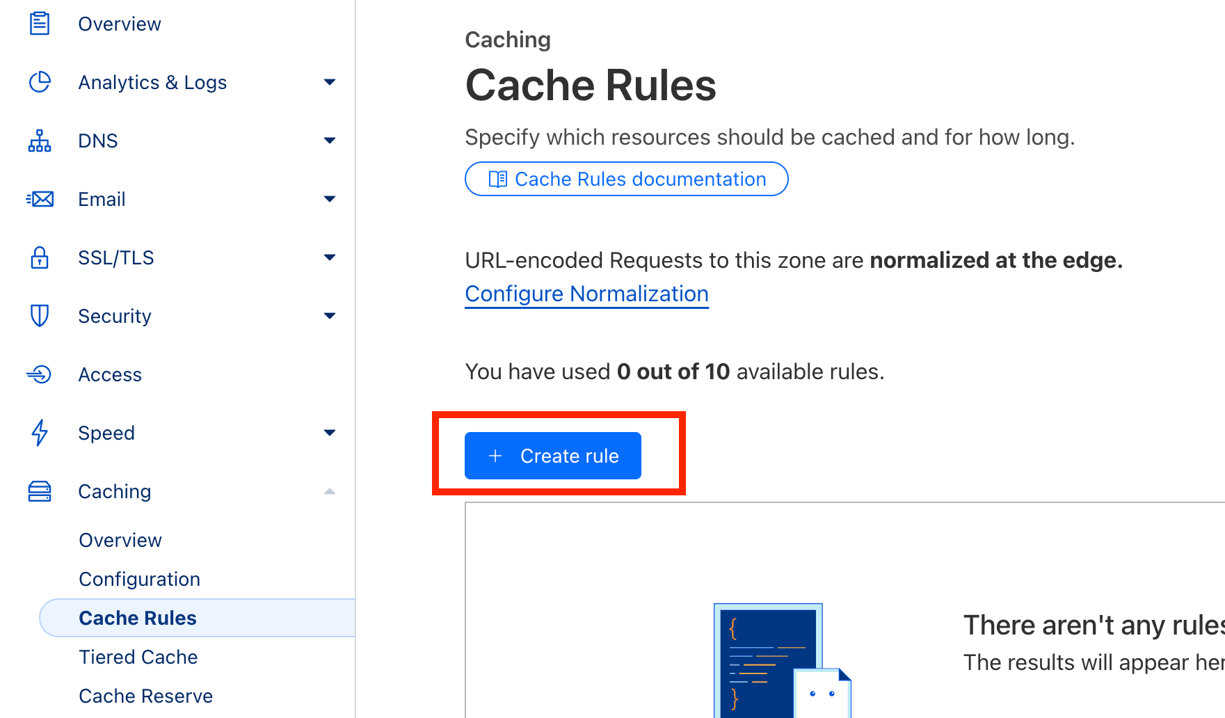 create cache rules on cloudflare, lighthouse optimisation