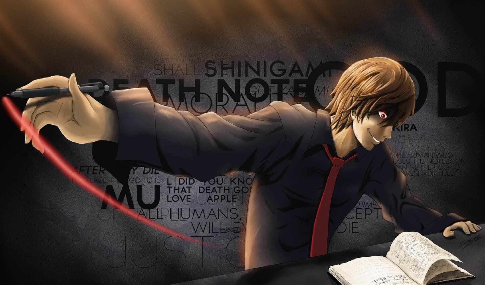 light yagami from the death note