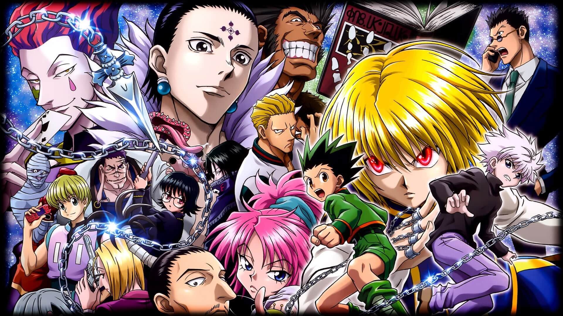 HunterxHunter Thumbnail with all its characters