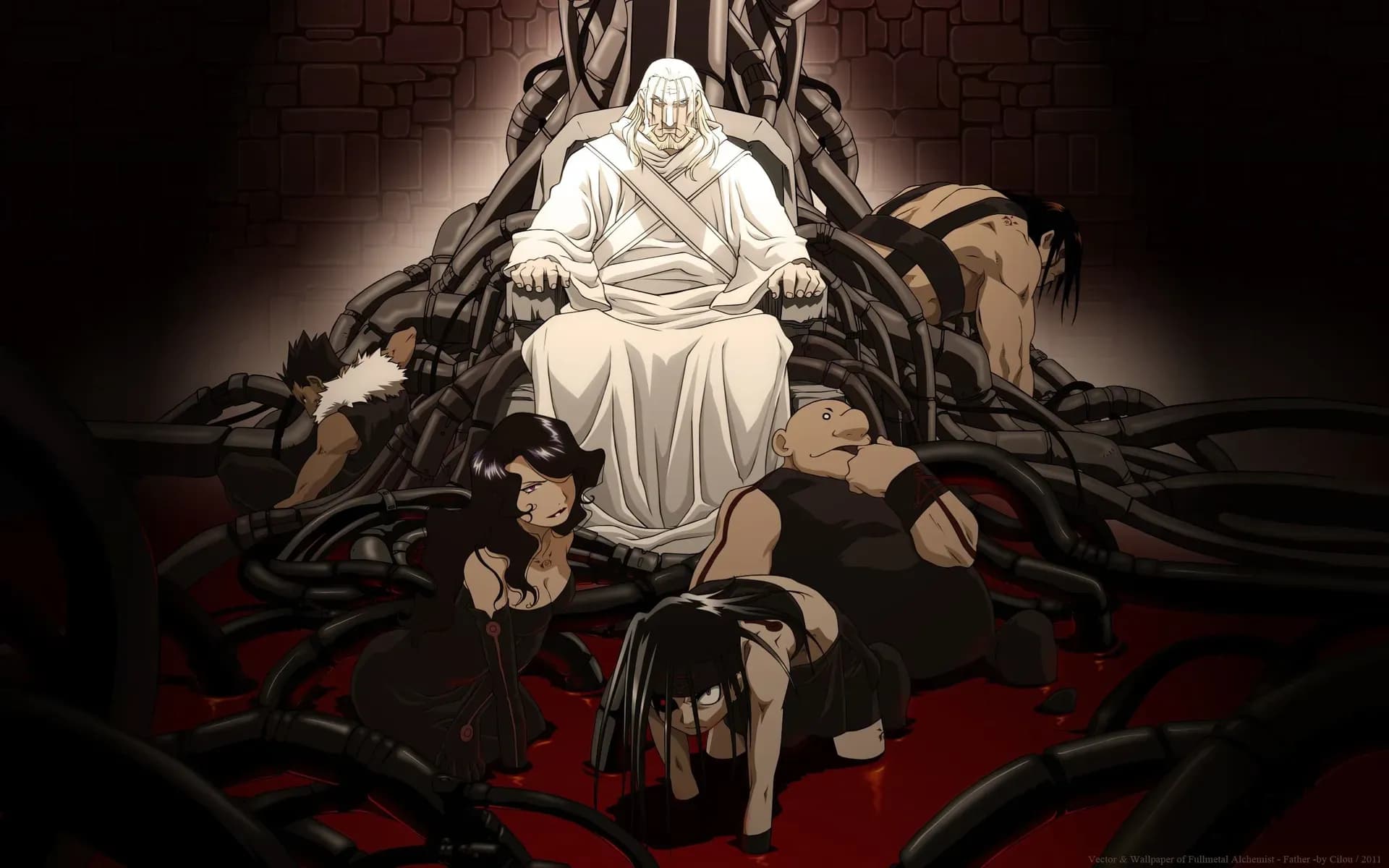 Father from Fullmetal Alchemist: Brotherhood anime